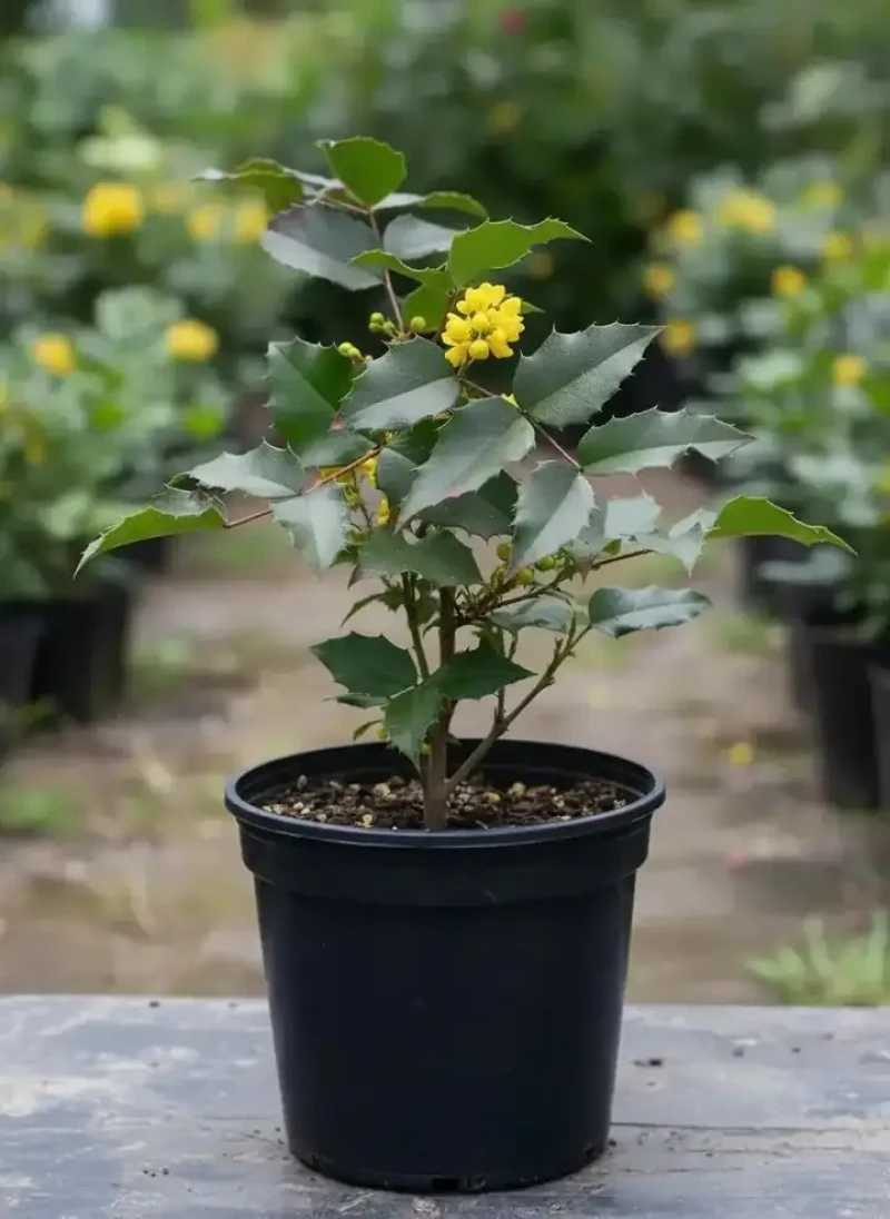 Mahonya Çalısı (Mahonia aquifolium)